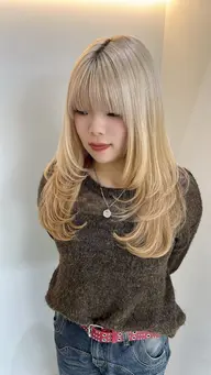 【今っぽ垢抜け】トレンドレイヤーカット🤍＋スタイリング🫧