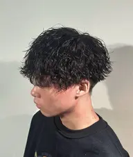☀️メンズカット+パーマ☀️前パーマスタイル対応!フェザーパーマ、ツイスパ、波巻き、シャドウパーマその他◎