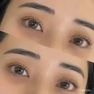 【韓国マスカラパーマ】まつげパーマ×ブラックティント🐈⬛マスカラを塗ったような仕上がり🩶