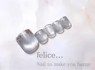 ✨オープン特別価格 │ 《大人可愛い》定額フットネイル ¥8500(オフ代別途)