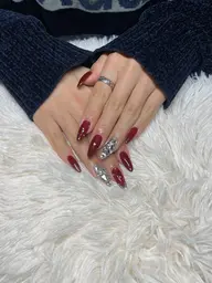 10本長さだし+シンプルデザイン🦋.*˚(オフ込)