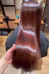 赤系カラー❤️🤎（ワンカラー）➕トリートメント（カットは要相談）