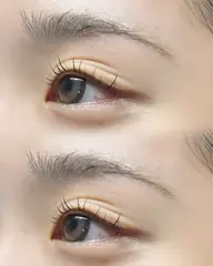 まつげパーマでぱっちりした可愛い目元に🎀