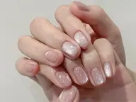 🎀チップ長さだし🎀マグネットワンカラー+10個スートンor2個大きいパーツ