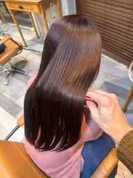 カット+ケアカラー+3STEP髪質改善トリートメント