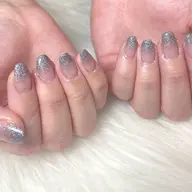 全員オフ代無料‼️ラメグラデーションorラメワンカラー+【お好きなパーツ1つ】