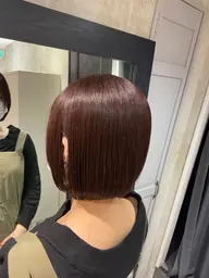 カット＋ワンカラー(スタイルチェンジ) サービストリートメント