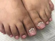 【フット】ストーンアート10本し放題¥7700