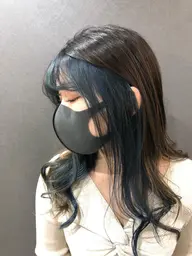 周りと差が付く❣️ブリーチ込み😊インナーカラー+トリートメントが7000円❣️