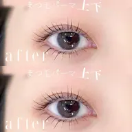 上下まつげパーマ🌸【選べるデザイン♡】トリートメント付き𖤐⋆