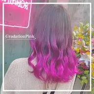 🎀🍒グラデーションカラー🍒➕シャンプー➕毛髪補修トリートメント🎀