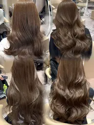 トレンドカット💇‍♀️ + ブリーチなしWカラー💟 +髪質改善トリートメント🫧