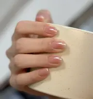 【ハンドジェル】ミラー/オーロラワンカラー(ベース色あり可)（ジェルオフ付き）長さ出し＋¥2,000（10本）