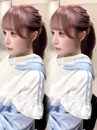 【🥀人気の顔周り🥀】ワンカラー+前髪顔周りカット 2step保湿トリートメント付き💞 ¥12100→¥8900