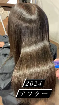 「当日限定」質感再生カット+天使のツヤカラー+髪質改善トリートメント