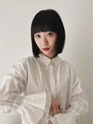 🎧カット+縮毛矯正+2stepトリートメント【柔らか質感】