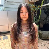 【❤️‍🔥顔周りレイヤー限定❤️‍🔥】『レイヤーカット🫧』➕高保湿艶髪4stepシステムトリートメント付き🤎ྀི