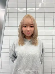 【ダブルカラー】カット+TOKIOリミテッドケアカラー+フルブリーチ