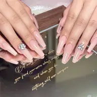 チップ長さ出しワンカラorラメグラ