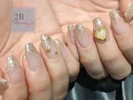 練習モデル【現金限定】オフ込ラメグラ◇スカルプハンドモデル募集！長さ出し10本