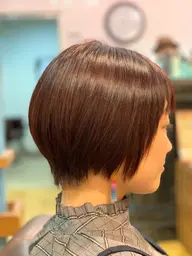 N.カラー＋カット　※従来のカラー剤よりも発色が良いカラー剤です