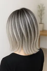 【透明感MAX】大人ボブの外国人風シャドールーツカラー＆酸熱トリートメント🫧✨最高級ケアブリーチ使用✨