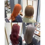 【黒髪卒業✨】🎀カット＋ケアブリーチ＋カラー＋1ステップトリートメント🎀