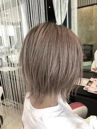 ブリーチ&カラー&トリートメント&マイクロバブル