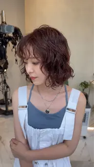 【平日午前限定】忙しい大人女子におすすめ🌿ボブパーマ＋髪質改善TR（無料）