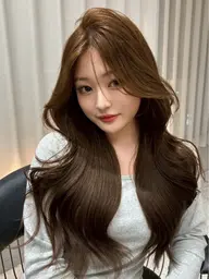 インナーカラー+前髪/顔周りカット