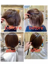 ショートカット💇♀️➕美髪ストレート✨➕2Stepコタトリートメント🌟