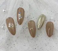 ☆モニター募集☆チップ長さ出し10本　シンプルデザイン☆パーツつけ放題