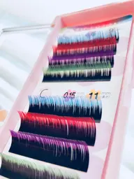 カラーエクステ(目尻部分のアクセントに！)