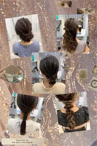 トレンド5ヘアスタイルの中から選べるヘアセット（約30分）