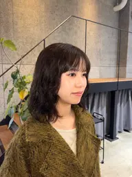 ナチュラルゆるパーマ×𝐀𝐮𝐣𝐮𝐚1stepトリートメント【レディースパーマモデル募集中】