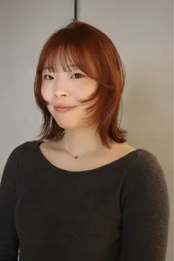 透明感カラー＋シャンプーブロー＋トリートメントつき