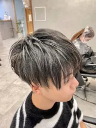 【学割U24】メンズカット＋眉カット＋髪質別1ステップTR