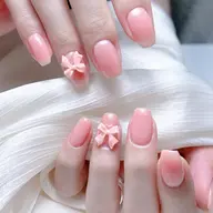 限定🎀【ハンド】ワンカラー/フラッシュネイル🦩パーツ2個プレゼント付き🎁