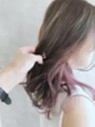 カット+インナーカラー(イヤリング)+フルカラー+nanoMISTハホニコTr⇒¥9900