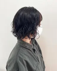 【メンズ大歓迎】カット+コールドパーマ(ショートヘア、ボブ、メンズパーマ)