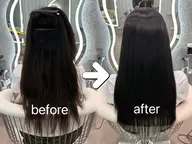 【⭕️半額⭕️ 髪質は変えられる ✨】【髪質改善】美髪縮毛矯正➕うる艶ヘアトリートメント🌈  大宮/地毛風ストレート