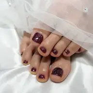 丁寧ケア付き♪フット👣ワンカラー