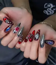 🉐3D花系デザイン、💅10本長さだし🉐やり 放題150分、手作りデザイン🌷🌸