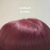 ダメージ少なめ🫧🍐ブリーチなしダブルカラー ＋ 栄養補給トリートメント💞 ＋ 簡単コテ巻きスタイリング🌟