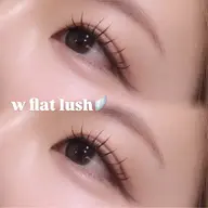 wフラットラッシュ🪽60束(120本)美容液コーティング付き✨