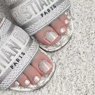 フット・90分つけ放題持ち込みデザイン6280円(デザイン2本まで)【初回ジエルオフ無料ケア込み