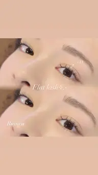 フラットラッシュ100~120本（オフ有り）🎀トリートメント・コーティング仕上げ🫧[荻窪/阿佐ヶ谷/高円寺]