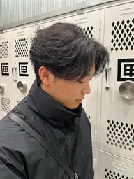 【メンズ】 カット＋フェザーパーマ ※ケアパーマ