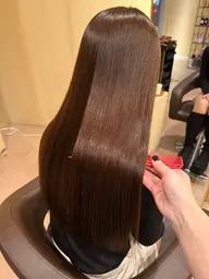 【極上の髪質改善】ゼロアルカリ酸性ストレート（縮毛矯正）+カット