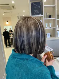 【白髪ぼかし】コントラストハイライト+アドミオカラー ¥21900